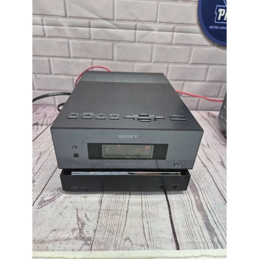 Sony CMT-BX1 Micro Hi-Fi CD MP3 Player AM FM Radio Receiver  Tested Working